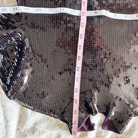 ✨ Express Sequin Long Sleeve Bodysuit – Size Small – NWT - Picture 5 of 5